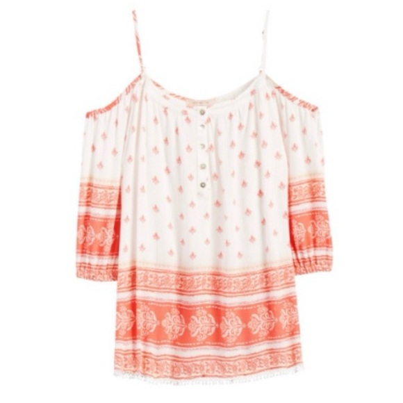 Skies Are Blue Tops - Skies Are Blue Kirkpatrick Cold shoulder.